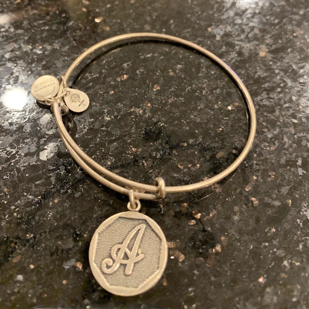 Alex and Ani Initial A bracelet